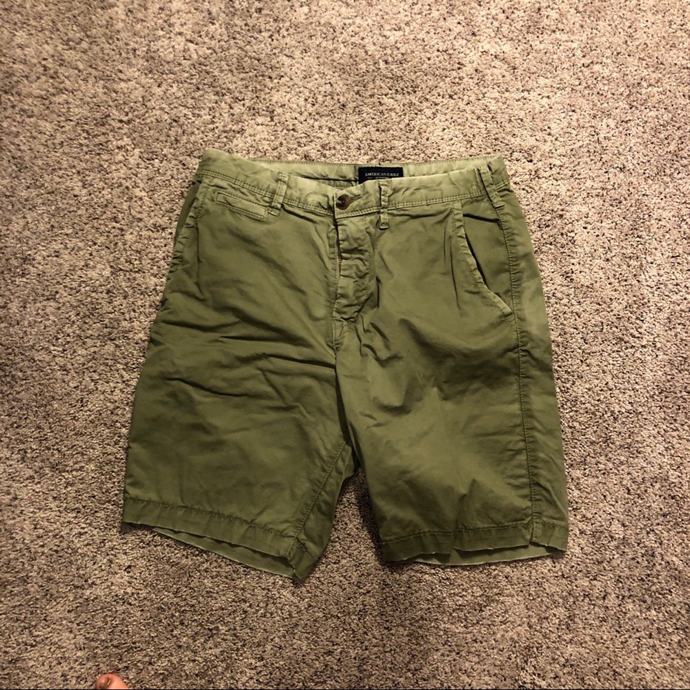 Army Green American Eagle Shorts